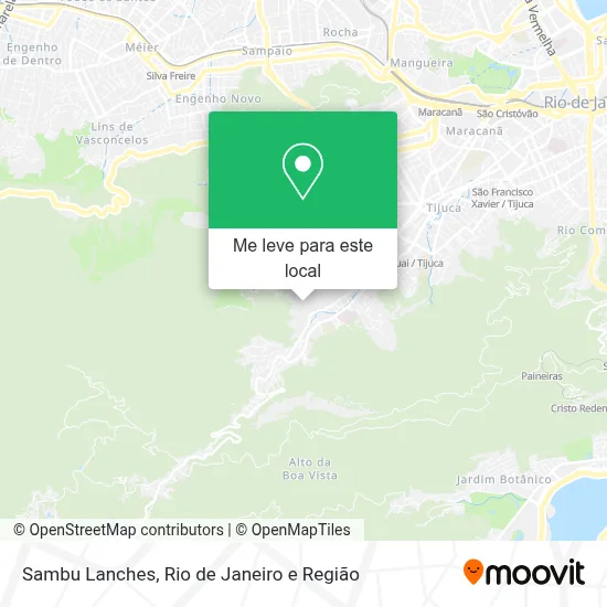 Sambu Lanches mapa