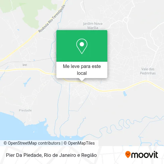 Pier Da Piedade mapa