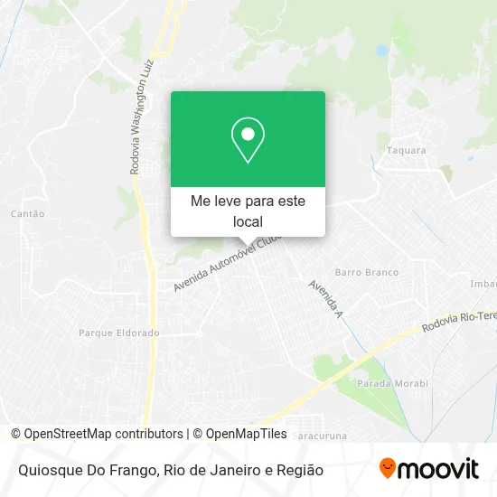 Quiosque Do Frango mapa