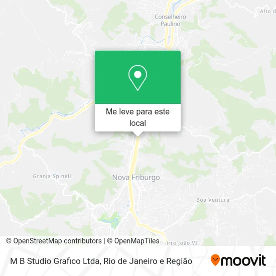 M B Studio Grafico Ltda mapa