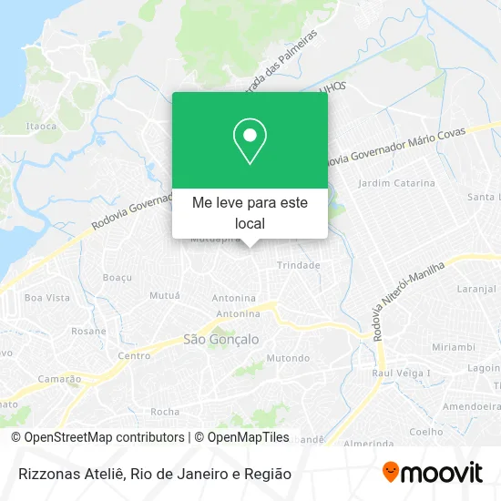Rizzonas Ateliê mapa