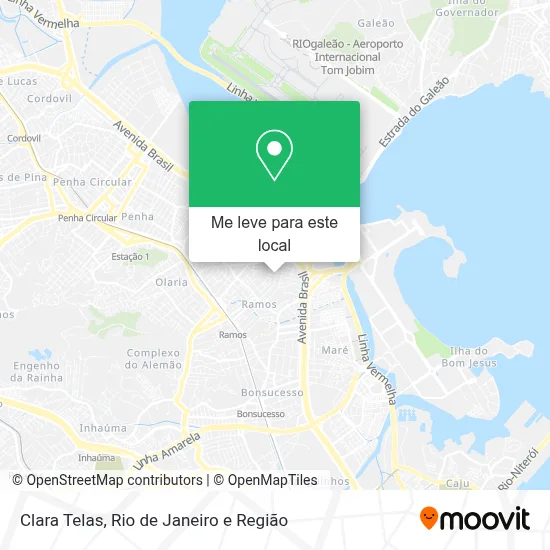 Clara Telas mapa