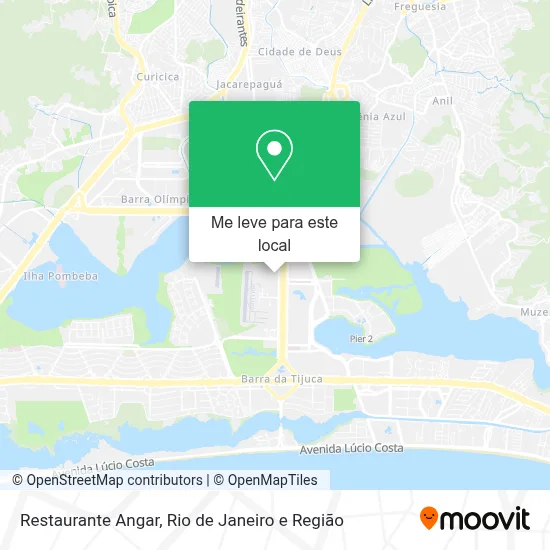 Restaurante Angar mapa