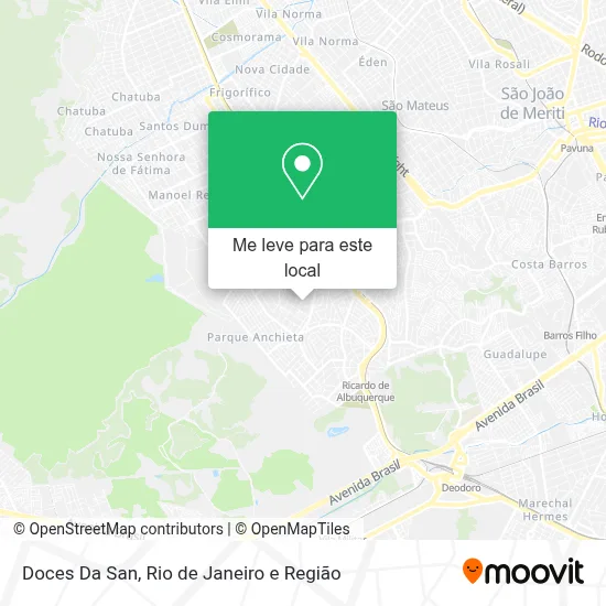 Doces Da San mapa