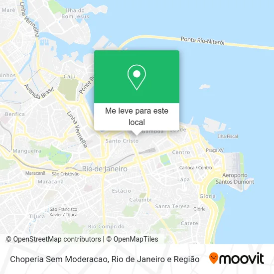Choperia Sem Moderacao mapa