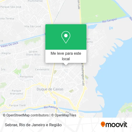 Sebrae mapa