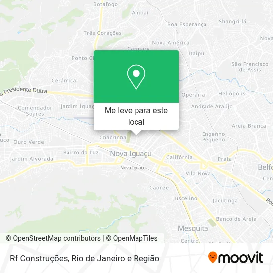 Rf Construções mapa