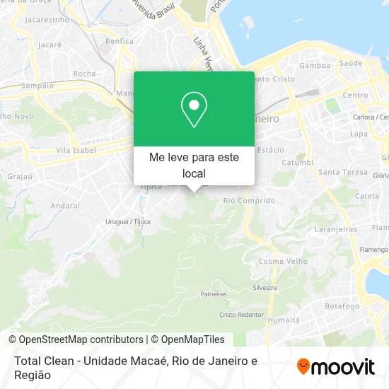 Total Clean - Unidade Macaé mapa