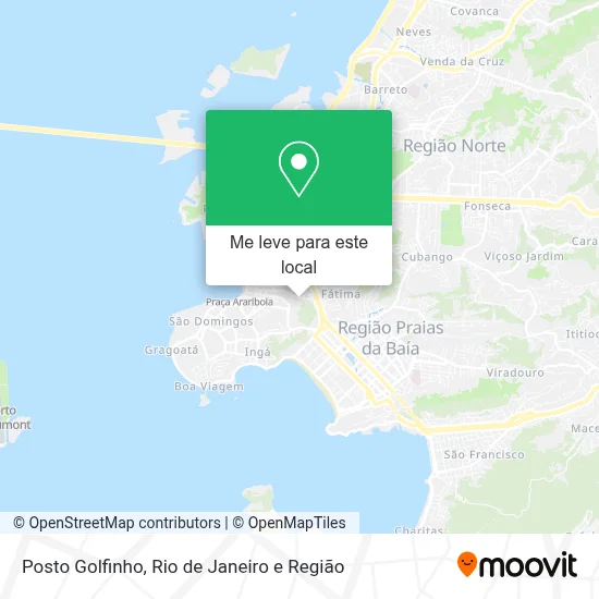 Posto Golfinho mapa