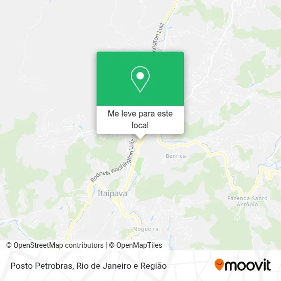Posto Petrobras mapa