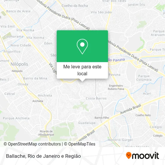 Ballache mapa