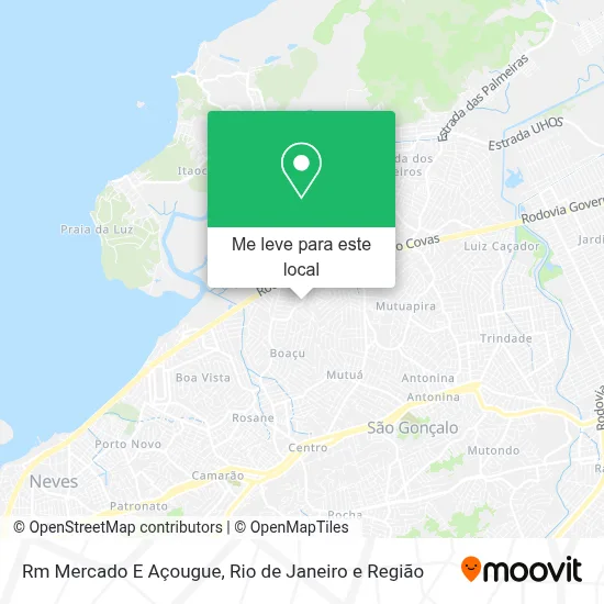Rm Mercado E Açougue mapa