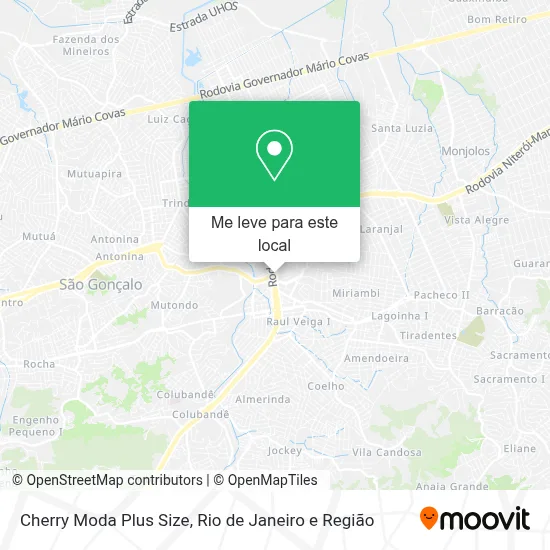Cherry Moda Plus Size mapa