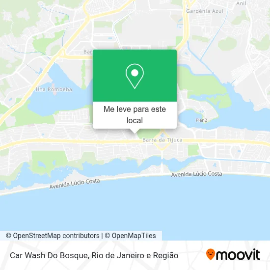 Car Wash Do Bosque mapa
