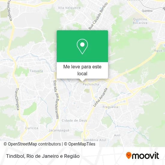 Tindibol mapa