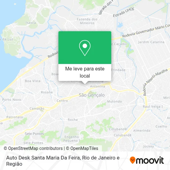 Auto Desk Santa Maria Da Feira mapa