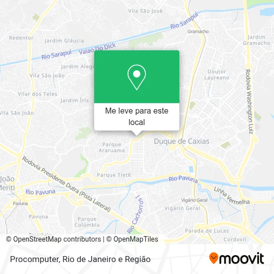 Procomputer mapa