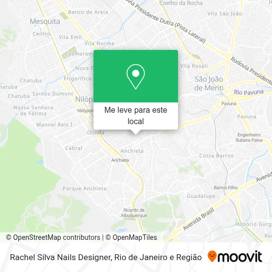 Rachel Silva Nails Designer mapa