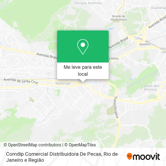 Comdip Comercial Distribuidora De Pecas mapa