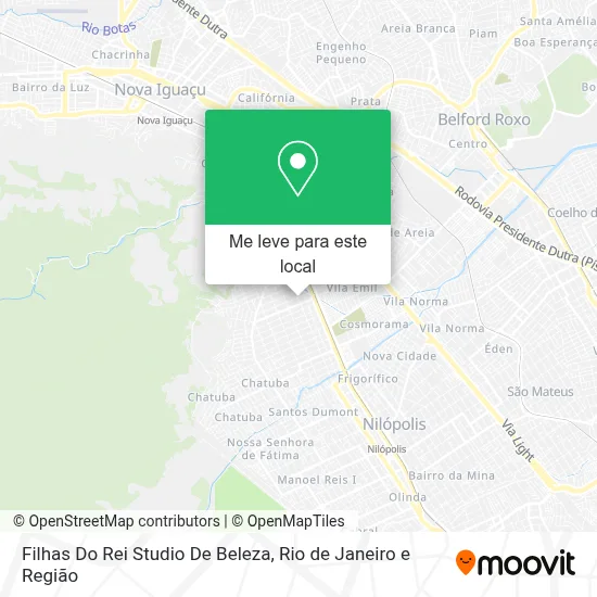 Filhas Do Rei Studio De Beleza mapa