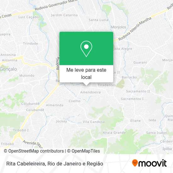 Rita Cabeleireira mapa