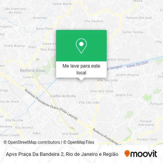 Apvs Praça Da Bandeira 2 mapa