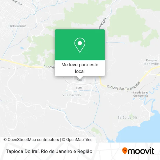 Tapioca Do Iraí mapa