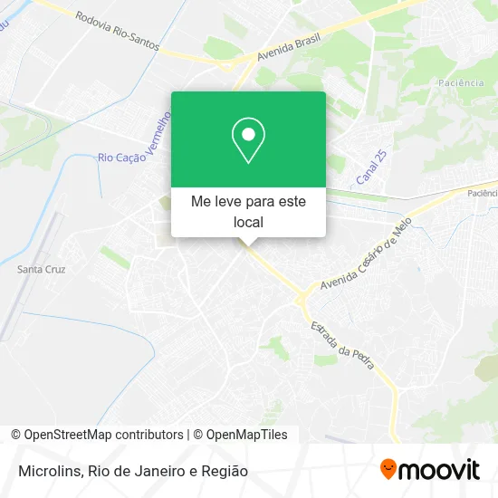 Microlins mapa