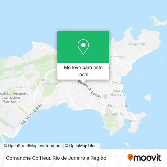 Comanche Coiffeur mapa