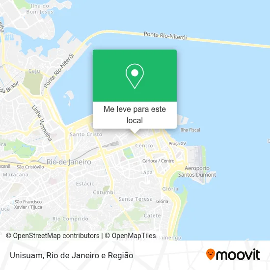 Unisuam mapa