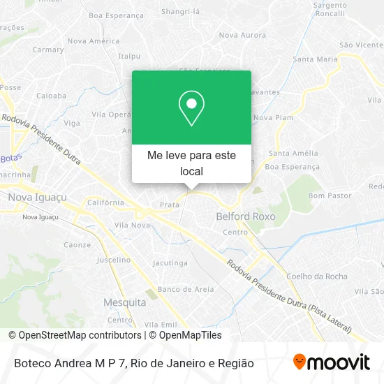 Boteco Andrea M P 7 mapa