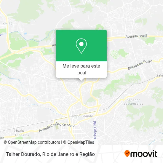 Talher Dourado mapa