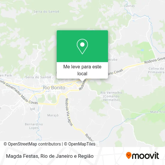 Magda Festas mapa