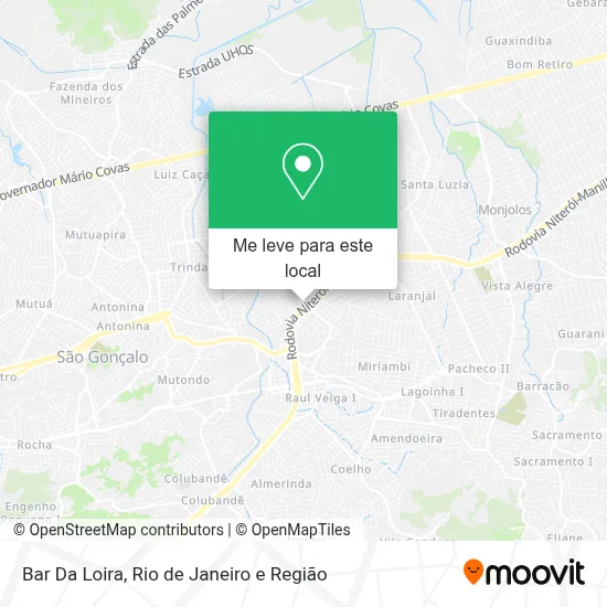 Bar Da Loira mapa