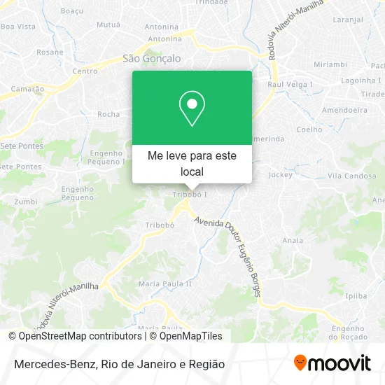 Mercedes-Benz mapa