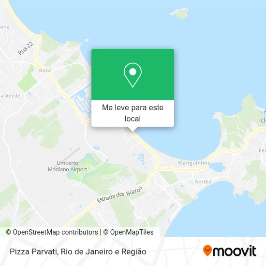 Pizza Parvati mapa