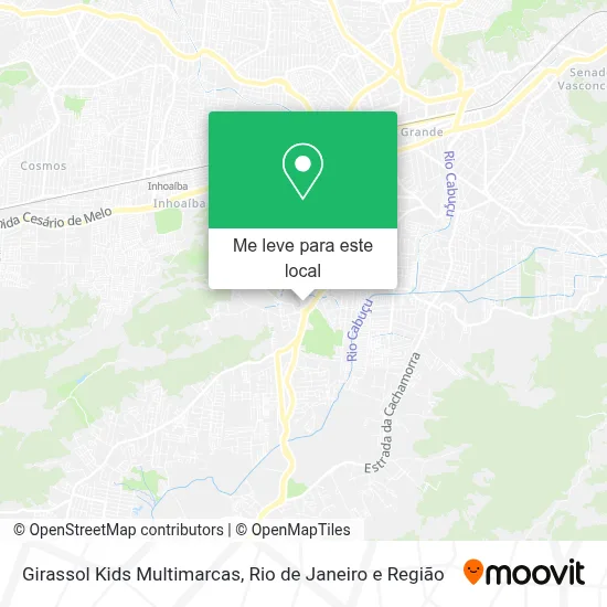 Girassol Kids Multimarcas mapa