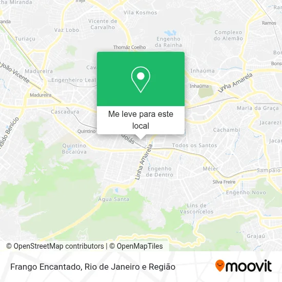 Frango Encantado mapa