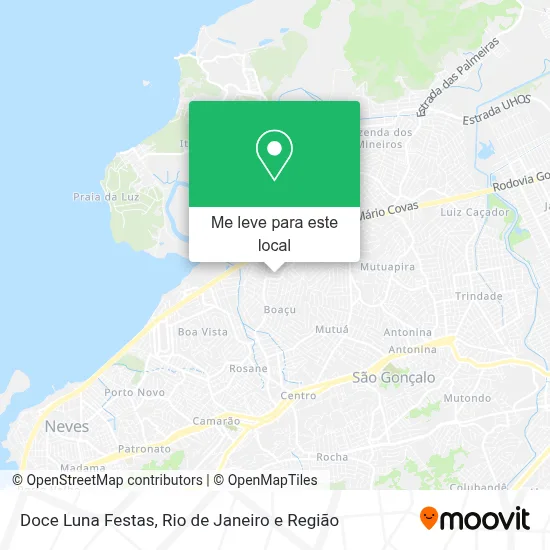 Doce Luna Festas mapa