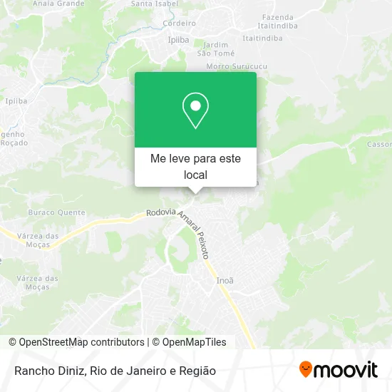 Rancho Diniz mapa
