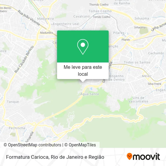 Formatura Carioca mapa