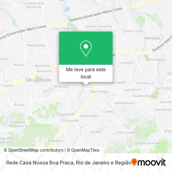 Rede Casa Nossa Boa Praca mapa