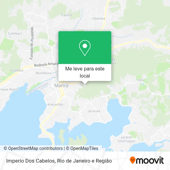 Imperio Dos Cabelos mapa