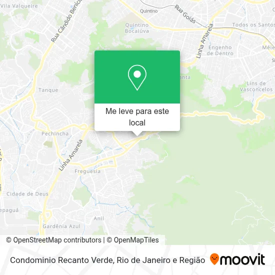 Condominio Recanto Verde mapa