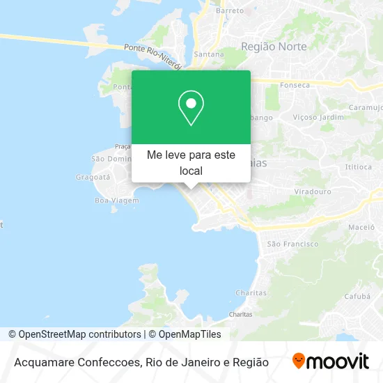 Acquamare Confeccoes mapa