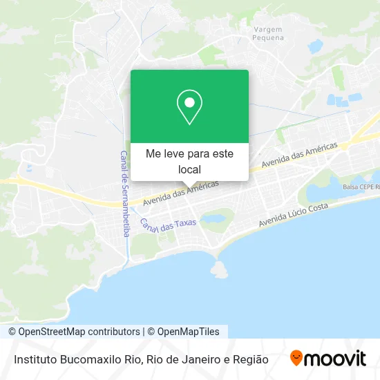 Instituto Bucomaxilo Rio mapa