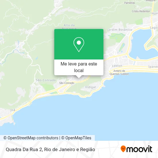 Quadra Da Rua 2 mapa