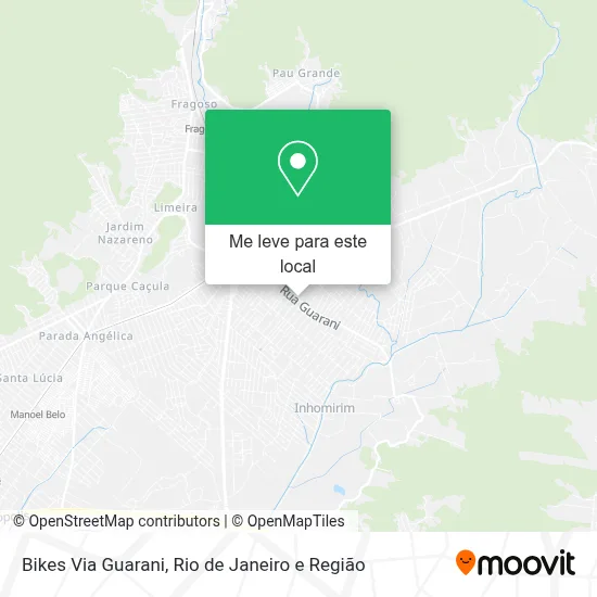Bikes Via Guarani mapa