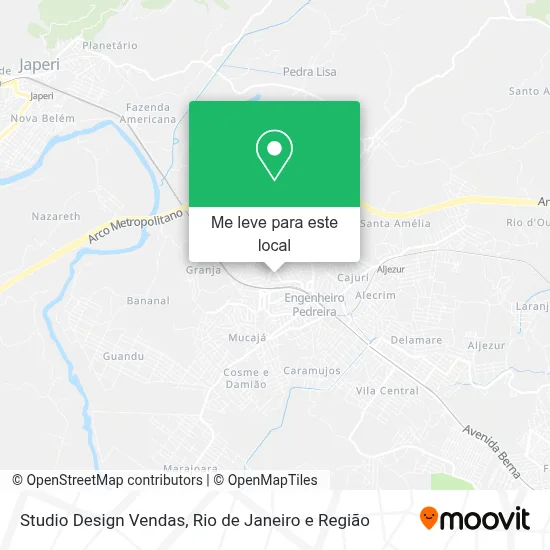 Studio Design Vendas mapa