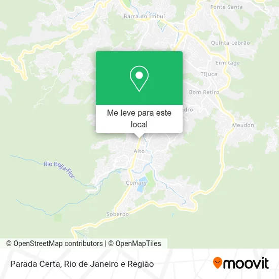Parada Certa mapa